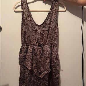 My Story Black and Pink Layered Dress